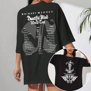 Xdinary Heroes Beautiful Mind World Tour 2025 T-shirt, Xdinary Heroes Beautiful Mind Shirt, dinary Heroes Live and Fall Album Tee Sweater