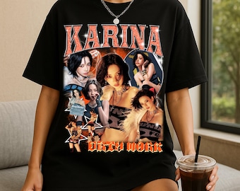 Retro Aespa Dirty Work Shirt, Dirty Work Sweatshirt, Aespa Members