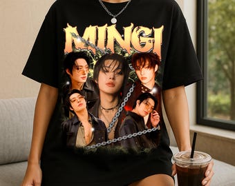 Retro Mingi Ateez T-shirt, Ateez Lemon Drop Shirt, Ateez Golden Hour Part 3 Shirt, Ateez 2025 World Tour In Your Fantasy Shirt, Aniteez