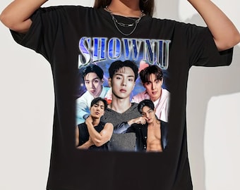 Retro Shownu Monsta X T-shirt, Monsta X The X Album Shirt, N the Front Shirt, Monsta X Baby Blue Shirt, Monsta X Members Kpop Tee Sweater