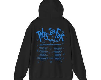 Twice This is for World Tour in US Zip Hoodie, This is for World