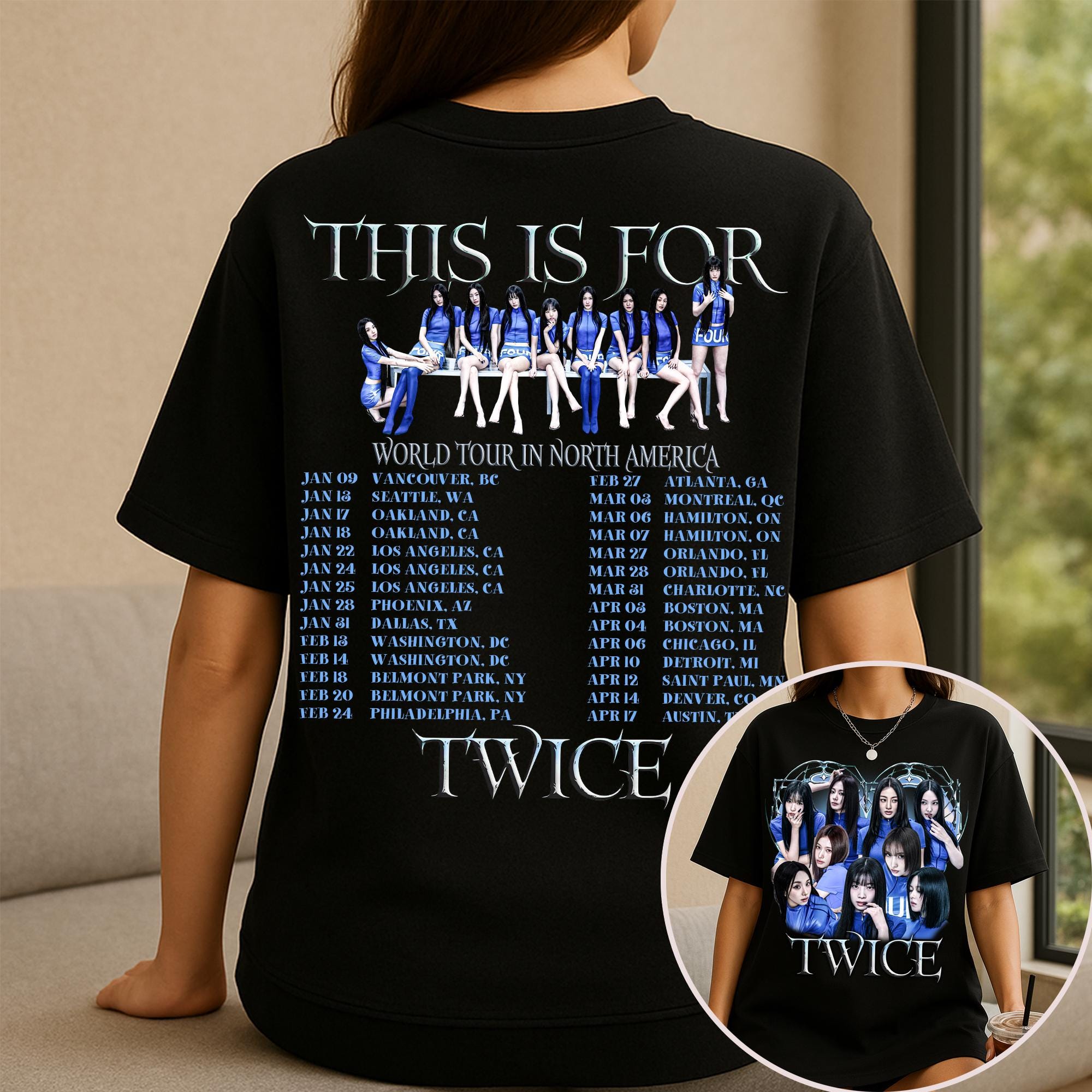 TWICE WORLD TOUR Tシャツ AUSTRALIA Twice World Tour Shirt 2026 - Etsy