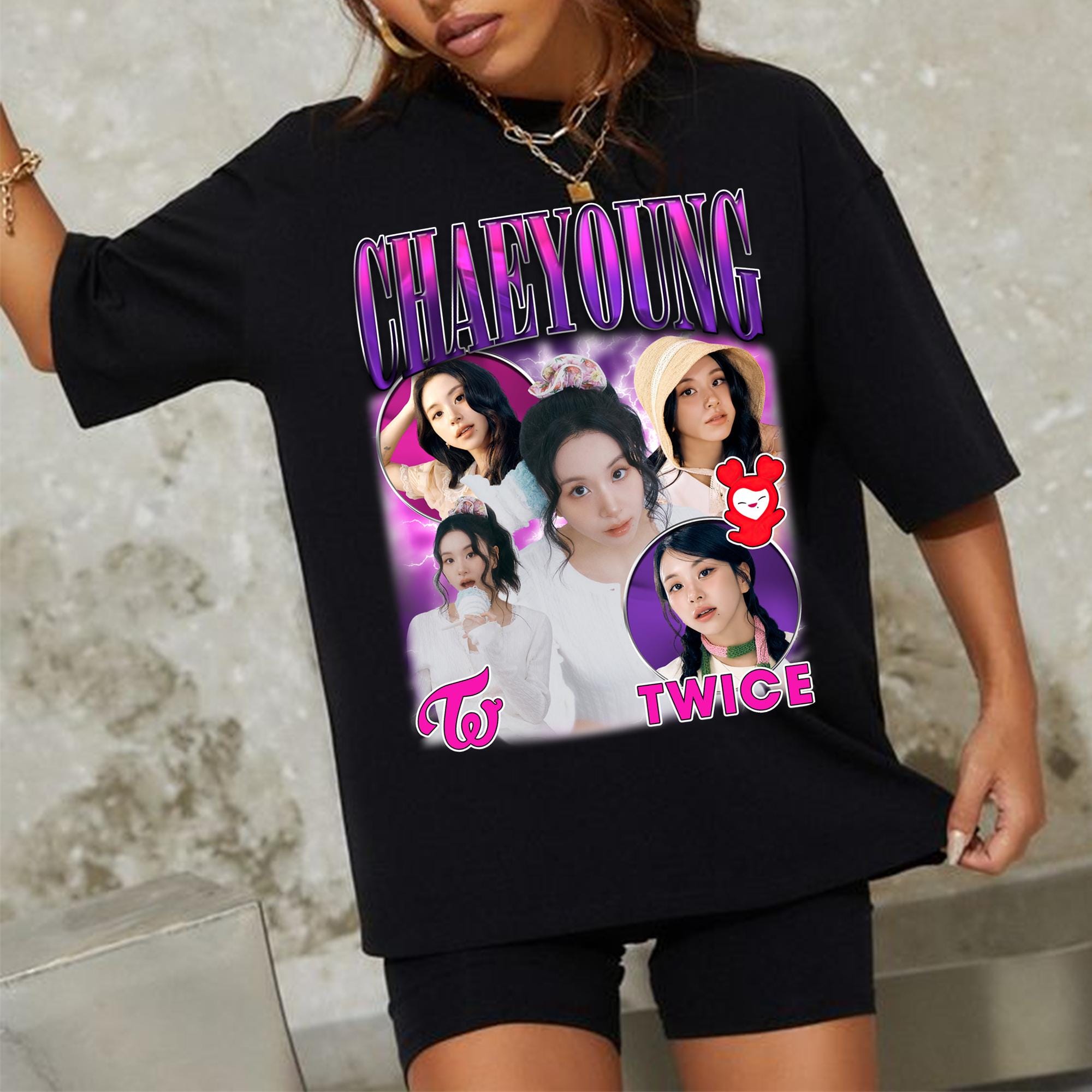 Retro Chaeyoung Twice T-shirt, Twice Four is Shirt, Guess My