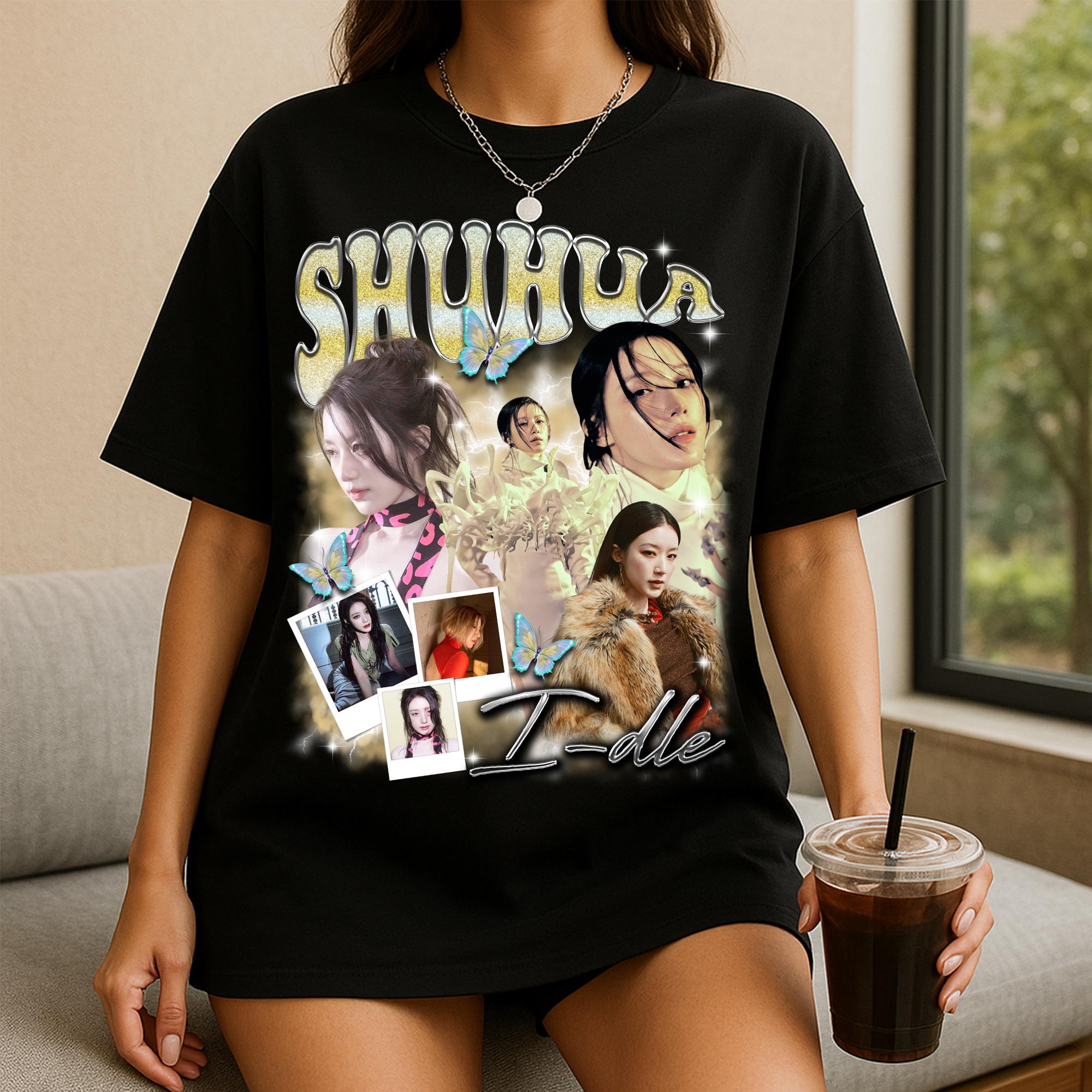[COVERNAT] レギュラーフィットTシャツ I-DLE SHUHUA 3COLOR Shuhua Tshirt - Etsy