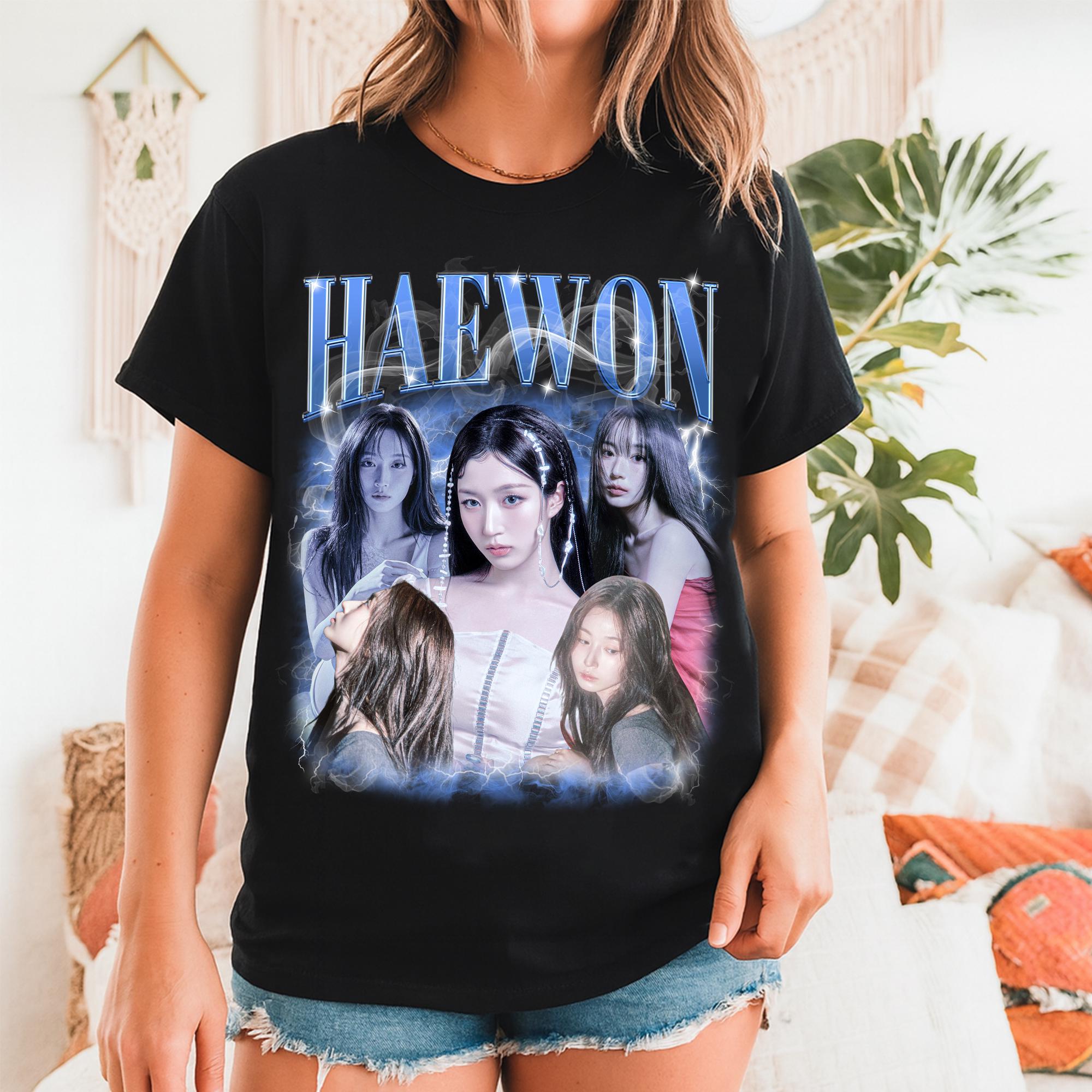 Retro Haewon NMIXX Kpop T-shirt, Nmixx Blue Valentine Album Shirt