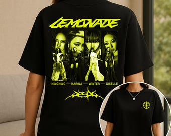 Aespa Lemonade Album T-shirt, Aespa WDA Whole Different Animal Shirt, Attitude Song Shirt, AESPA Synk Live Tour 2026 Shirt, Graphics Kpop