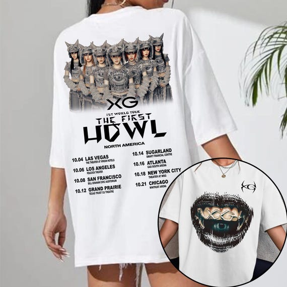 XG the First Howl World Tour T-shirt, XG Woke up Shirt XGツアーTシャツ