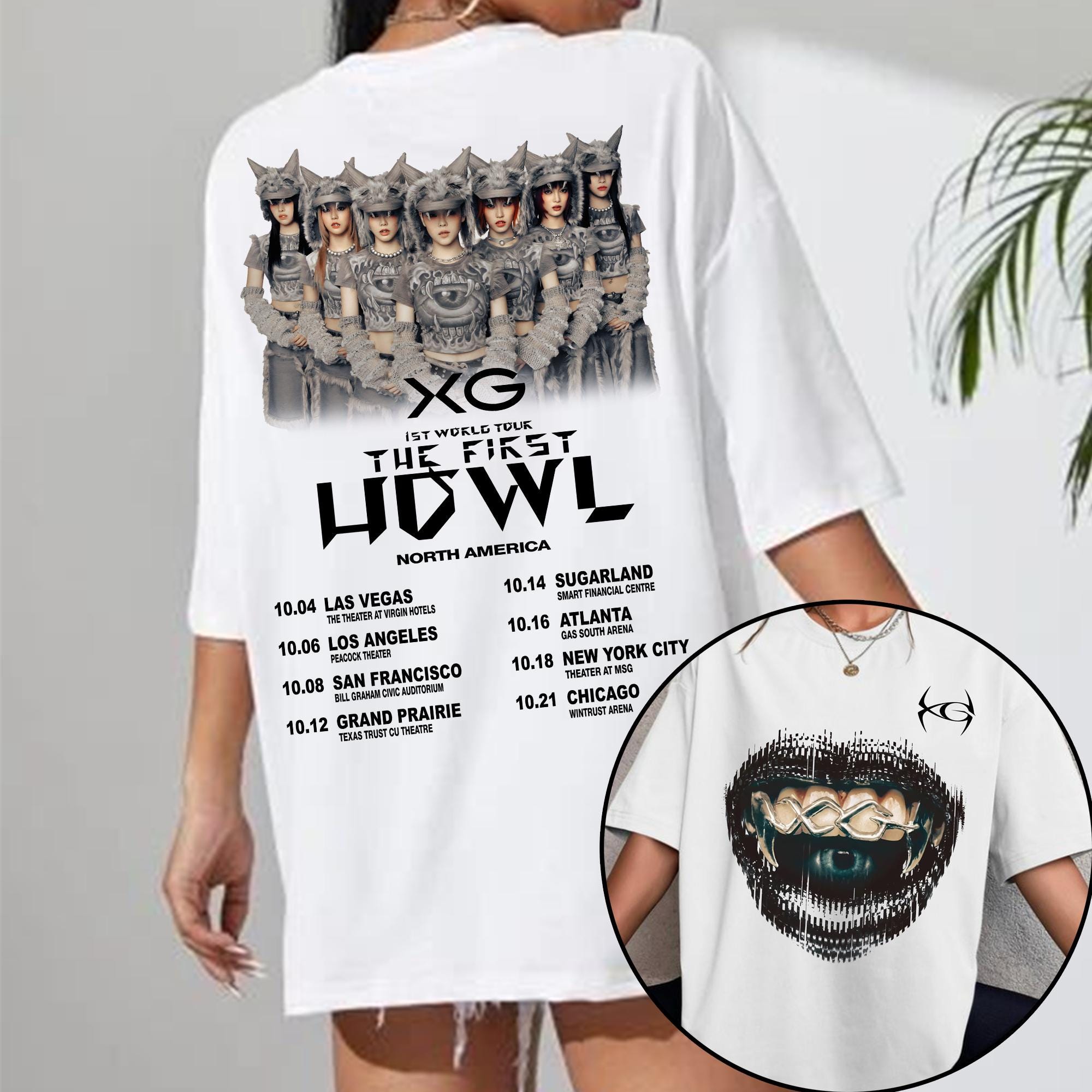 XG The first HOWL ツアーTシャツ M XG 1st WORLD TOUR “The first