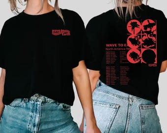 Wave to Earth Band - 0.1 Flaws and All Album Tracklist T-shirt