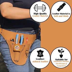 Florist Tool Belt, Garden Tool Belt, Shear Case, landscaping , Floral Tool Belt+ Hammer Holder, Tool Bag, Gardener Bag, GIft for him