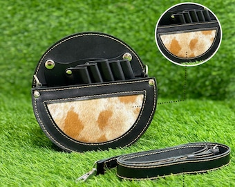 Personalisierte Leder Haar Schere Holster Tasche, Friseur Werkzeug Gürteltasche