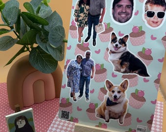 Custom Waterproof Sticker Sheet: Personalized Photo Stickers