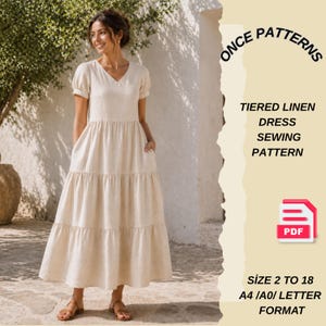 cotton gauze dress pattern 12 Double Gauze Dress Patterns to Combine Style and Comfort!