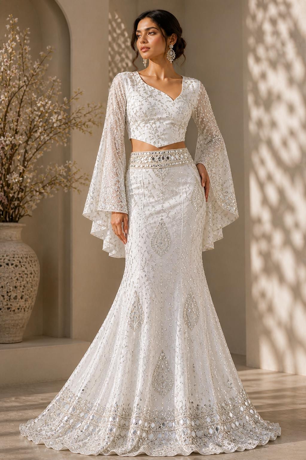 Western Wedding Dress Long Sleeve - Etsy