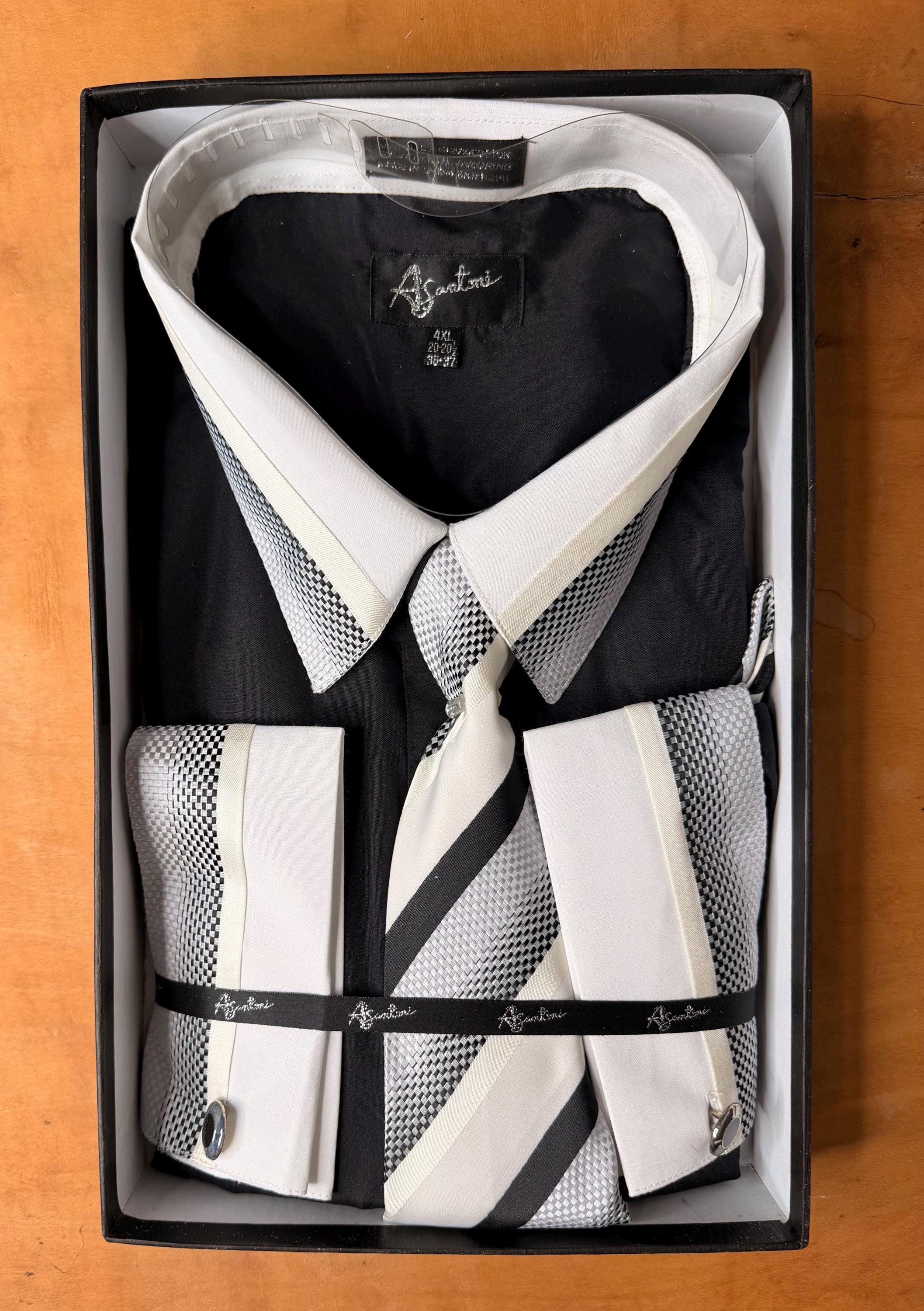 Men Dress Shirts With Tie Sets - Etsy Men Dress Shirts With Tie Sets - Etsy