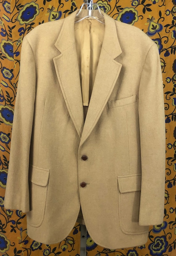 Vintage Men's THoS David Camel Hair Blazer