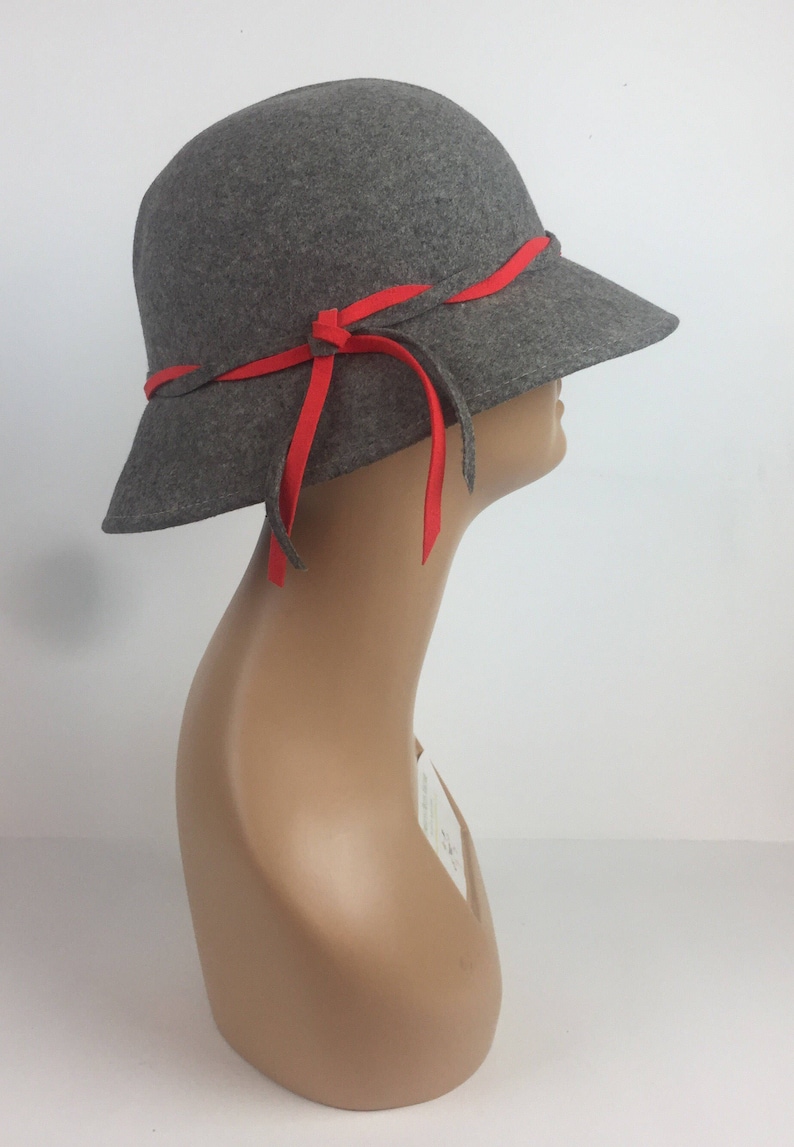 1940's Geo. W Bollman 100 Wool Doeskin Felt Gray Hat Etsy