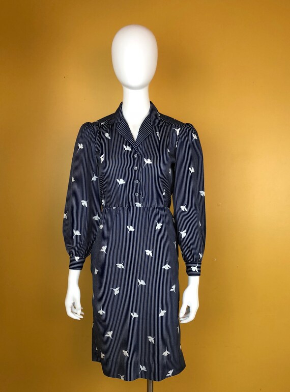 Vintage linen Stripe shirtdress main image 1