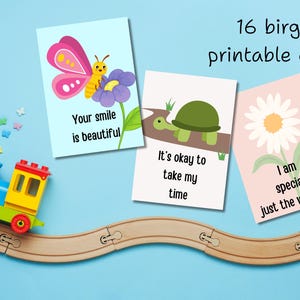 Tarjetas de Afirmaciones Imprimibles para Niños Tímidos o Sensibles: 16 Tarjetas de Mentalidad Positiva para Fomentar la Calma, la Confianza y la Autoestima