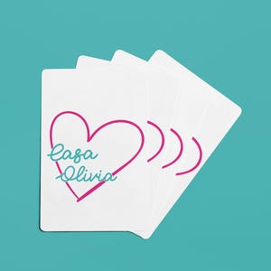 Benutzerdefinierte Bach Island Spielkarten | Casa Liebe Trinkspiel | Benutzerdefinierte Realität TV Bachelorette Zubehör | Bachelorette Insel Gunst & Geschenk