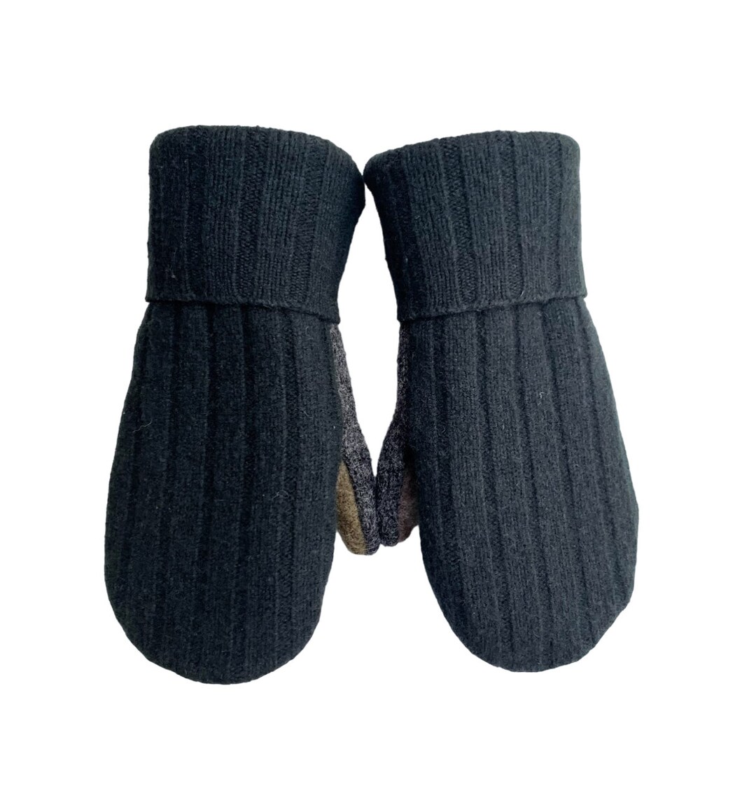 FAST SHIPPING Mens Wool Sweater Mittens Lined Wool Mittens Etsy