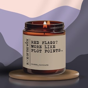 Red flags? More like plot points. | Fragrance | Dark Romance | Bookish | Candle, Melt, Perfume, Spray, Sample