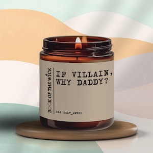 If villain, why daddy? | Fragrance | Bookish | Candle, Melt, Perfume, Spray, Sample