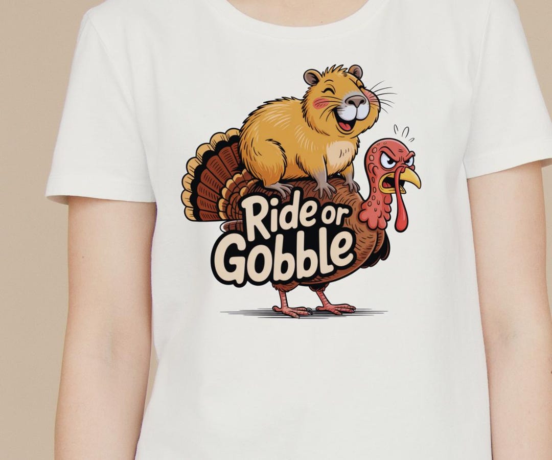 Thanksiving Capybara Funny Capybara Riding Turkey Thanksgiving Clipart (PNG) - Etsy