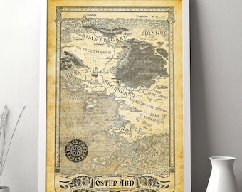 廃盤新品/メロハー,AOR◆ATLAS/IN PURSUIT OF MEMORY Osten Ard Map Poster: Memory, Sorrow, and Thorn Saga - Etsy