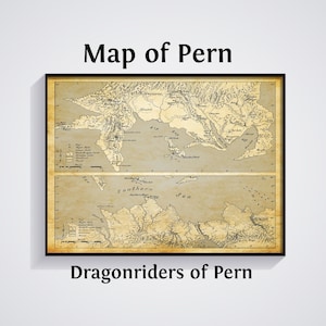 Impression de carte Les chevaliers-dragons de Pern : le vol draconique, la quête du dragon Poster