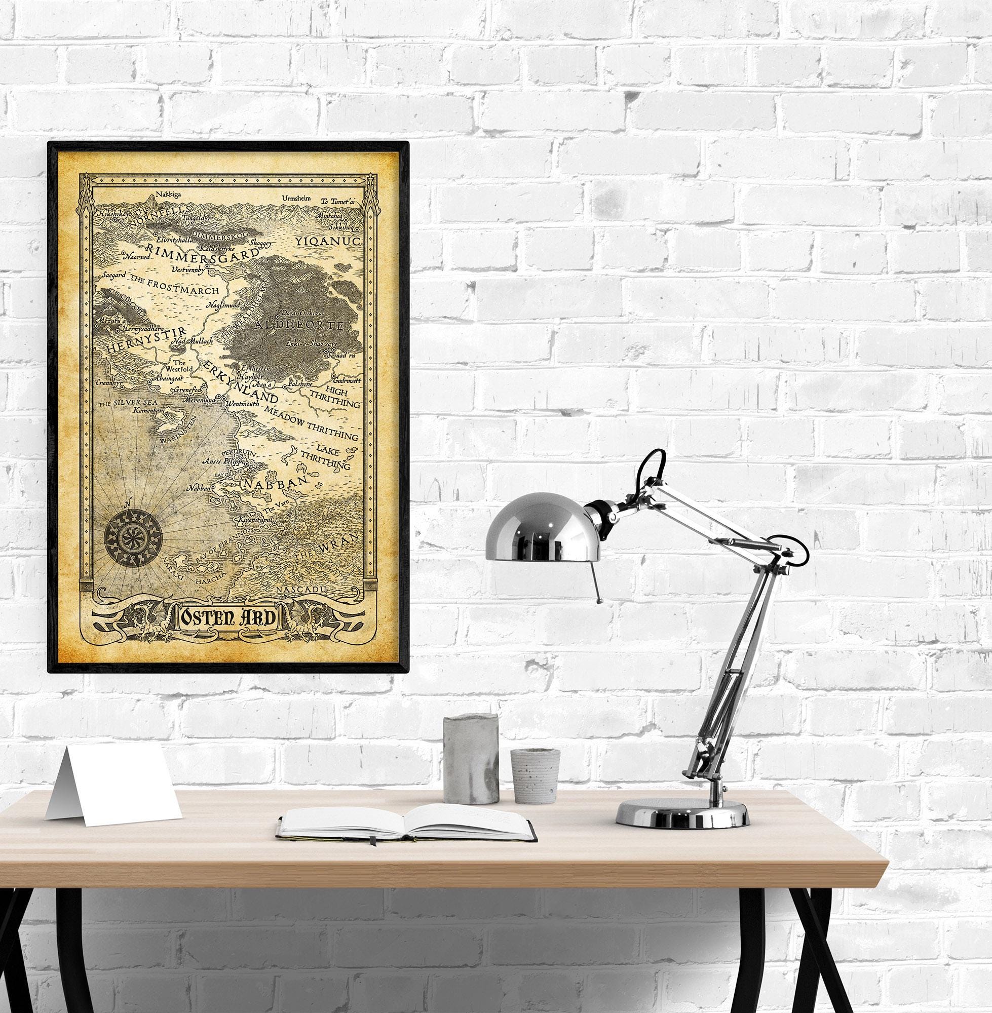 Osten Ard Map Poster: Memory, Sorrow, and Thorn Saga - Etsy