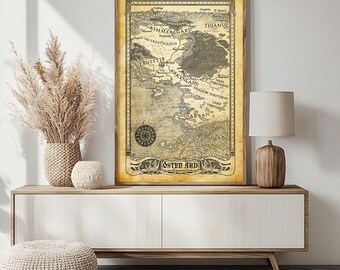 廃盤新品/メロハー,AOR◆ATLAS/IN PURSUIT OF MEMORY Osten Ard Map Poster: Memory, Sorrow, and Thorn Saga - Etsy