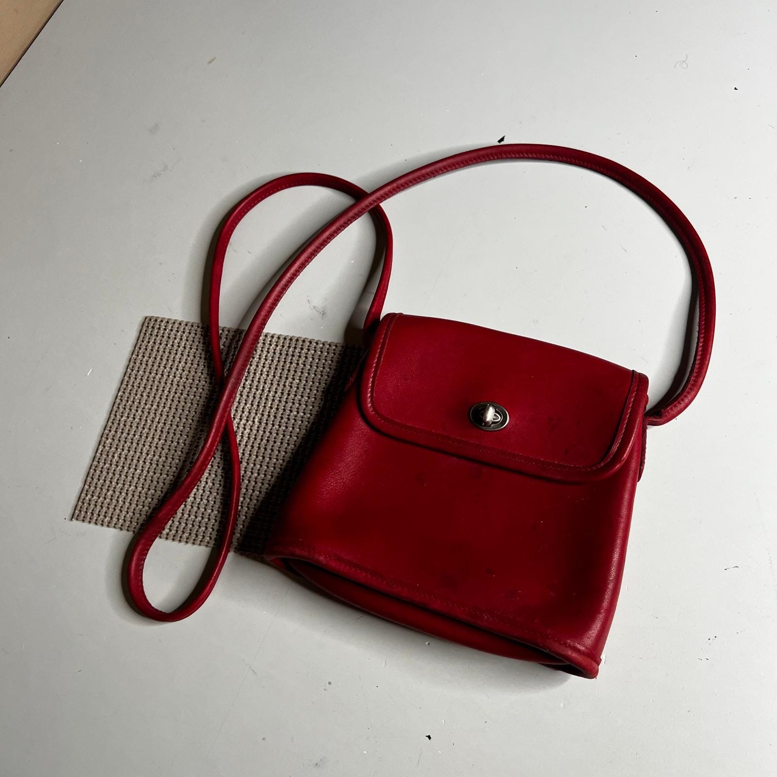 Vintage Coach Red Crossbody - Etsy - Page 2