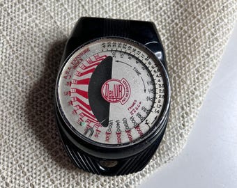 Vintage DeJur Model 50 Light Exposure Meter Analog Photography Tool USA Made