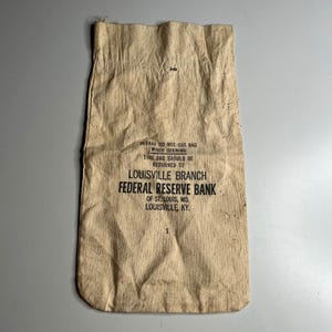 Vintage Bank Bag - Etsy