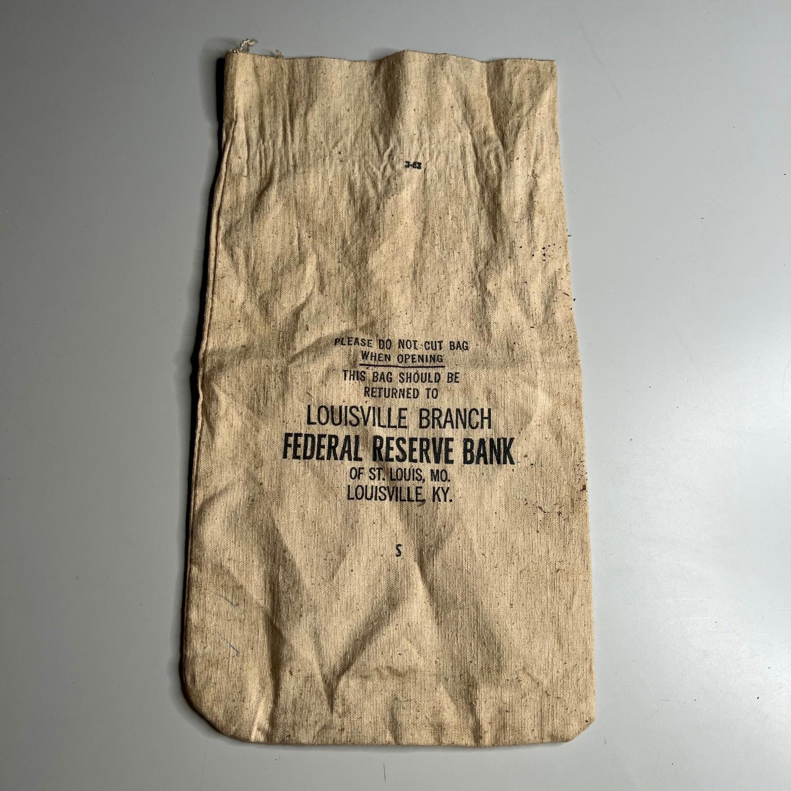 アンティーク雑貨 U.S.A. VINTAGE Bank Deposit Bag Vintage Paper Money Bank Deposit Bag First National Bank, Brown
