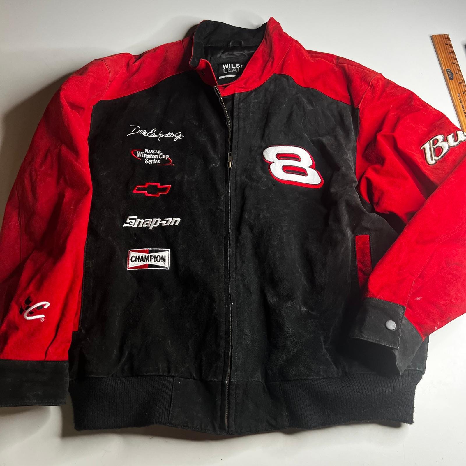 Mens Budweiser Leather Jacket - Etsy