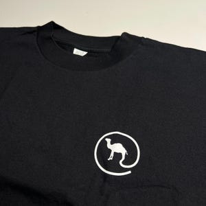 Zeldzaam jaren 90 Camel Sigaretten T-shirt XL Deadstock Black 1997 Vintage Joe Camel Promo Tee USA Cotton afbeelding 8