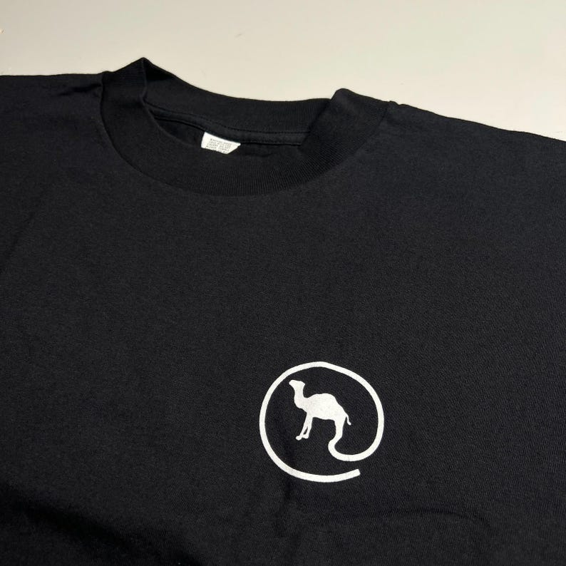 Zeldzaam jaren 90 Camel Sigaretten T-shirt XL Deadstock Black 1997 Vintage Joe Camel Promo Tee USA Cotton afbeelding 8