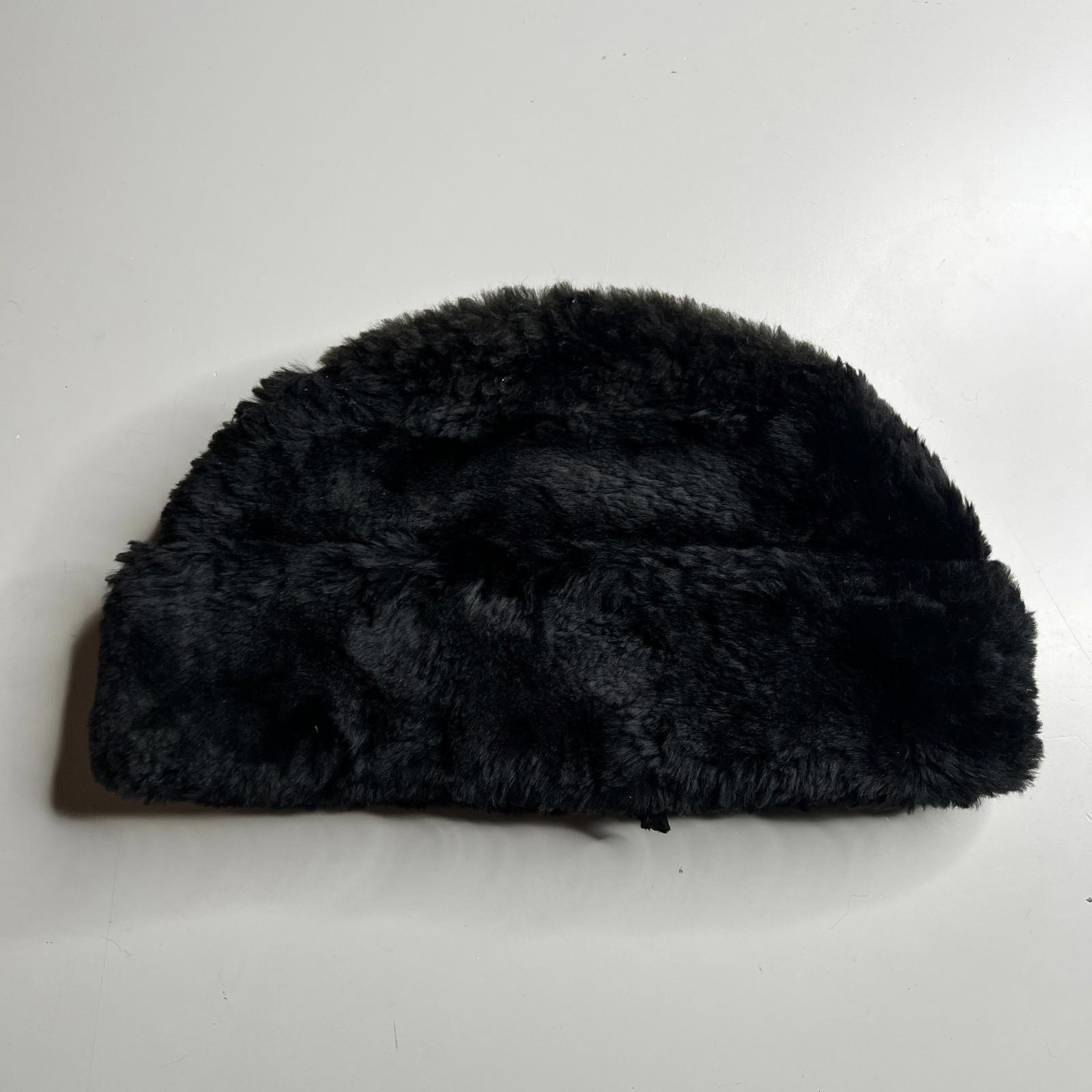 Extremely rare genuine VINTAGE mouton fur cap WW2 German Luftwaffe Fur Cap Brown Sheep skin – 661944.com main image 3