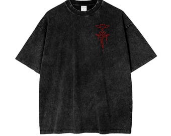 Camiseta AniZen Oversized Fullmetal Alchemist Vintage Unissex