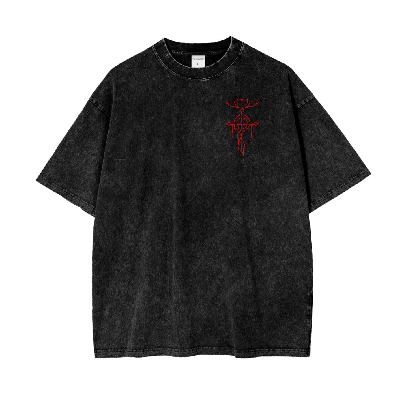 Anizen Oversized Fullmetal Alchemist Vintage Tee Unisex - Etsy