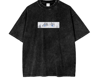 Camiseta vintage unissex AniZen JuJitsu Kaisen Gojo Satoru vintage