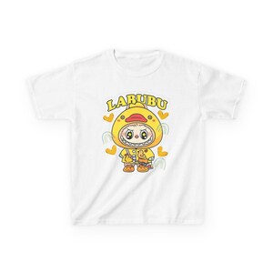 Labubu Cute Cartoon Kids T-Shirt  Fun Character Tee for Boys & Girls, Birthday Gift, Summer Playwear,kids Cotton Shirt, Everyday Style