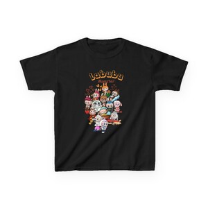 Labubu Monster Kids T-Shirt  Cute Cartoon Tee for Boys & Girls, Birthday Gift, Halloween Costume, Playdate Outfit, Fun Youth Apparel