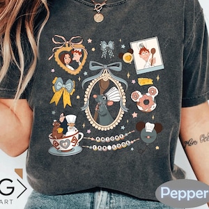 Retro 90s Disney Ratatouille Anyone Can Cook T-Shirt, Remy Chef Shirt, Girly Aesthetic Tee, Little Chef Design, Cute Disney Movie Gift