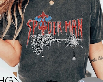 Retro 80er Jahre Spiderman Shirt, Vintage Marvel Geburtstags-T-Shirt, perfekt für Spiderman-Fans, klassisches Comic-Design, Avengers Familiengeschenk