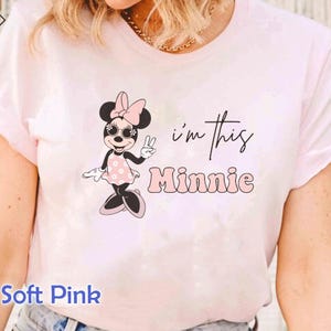 Minnie Mouse Toddler Shirt, 2nd Birthday Gift, Disney Birthday Party Tee, Minnie Mouse Birthday Outfit, Disney Trip Shirt, Classic Character
