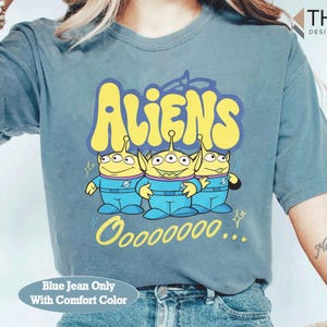 Toy Story Aliens Tee, Disneyland Magic Kingdom Shirt, Classic Alien Design, Matching Family T-Shirt, Disney Pixar Movie Collection