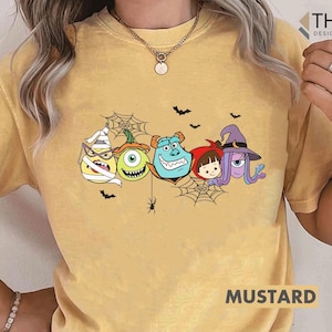 Monster Inc Halloween Face Tee, Disney Mike Boo Sulley Shirt, Mickey&#39;s Not So Scary Party Outfit, Disneyland Spooky Trip, Matching Halloween